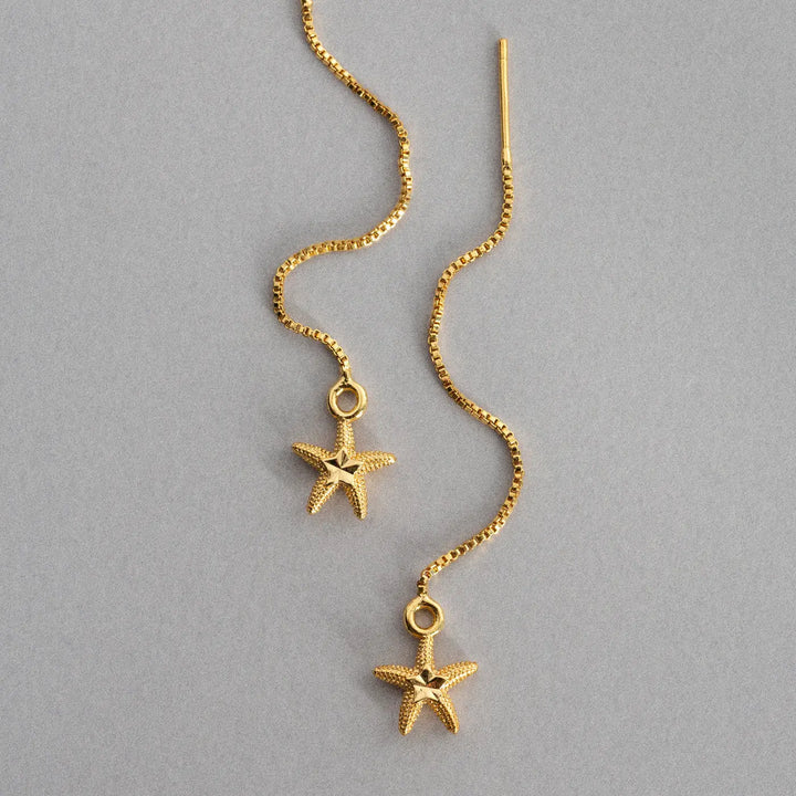 Signe - Starfish Chain Earrings  | Timi of Sweden