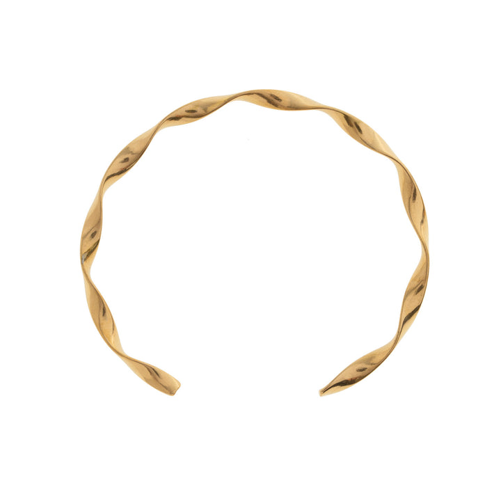 Juniper - Wavy Twisted Bangle Armband Rostfritt Stål