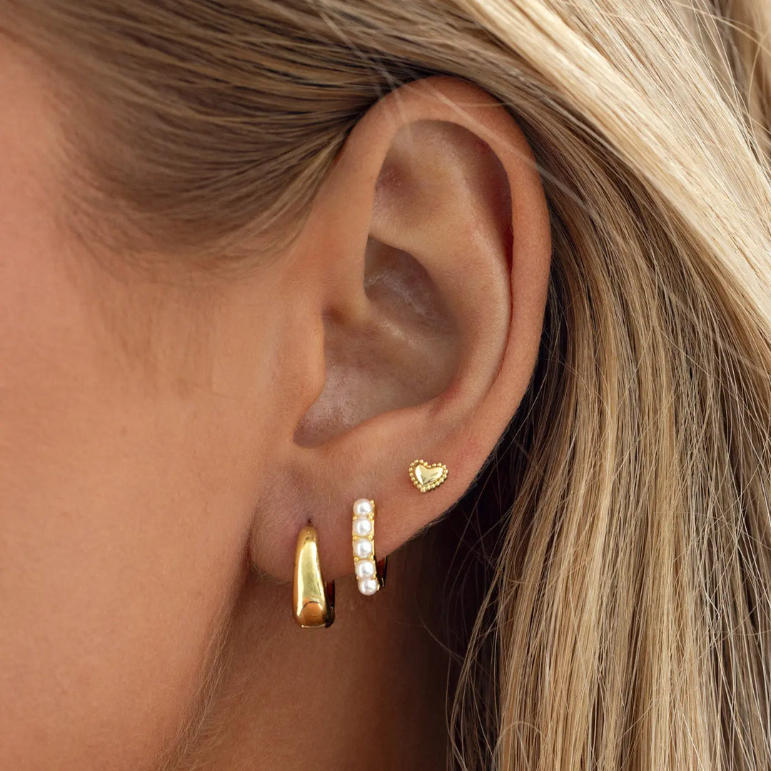 Faye - Classic Wide Hoop Earrings