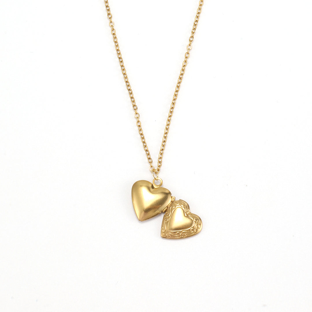 Vera - Heart Locket Necklace Stainless Steel